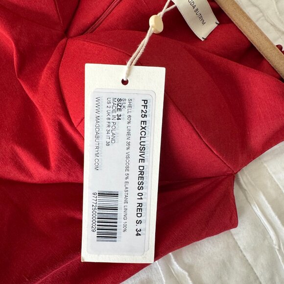 Magda Butrym red dress - Picture 4 of 4